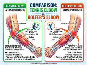 Tennis Elbow vs. Golfer’s Elbow: The Definitive Guide to Identification ...